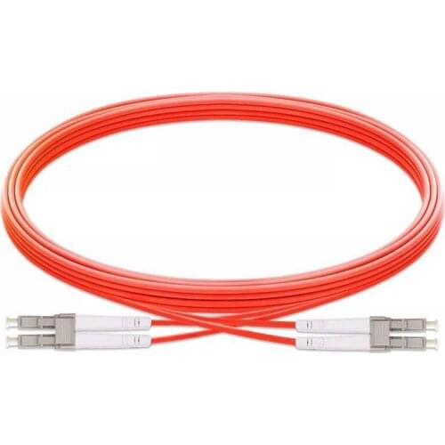 5pcs/lot LC/UPC-LC/UPC Duplex,Diameter3.0mm Multimode Fiber Optic Patch Cord,Length 1M 2M 3M 5M 10M or Accept customization