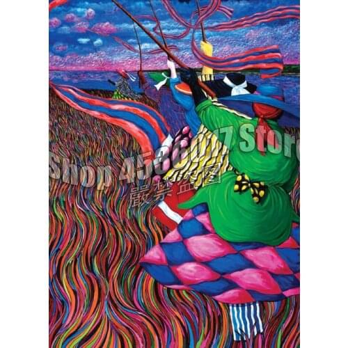 5D Diy Diamond Painting Full Diamond Mosaic Icons 3D Diamond Embroidery Rhinestones Harvest Festival African American Folk Art