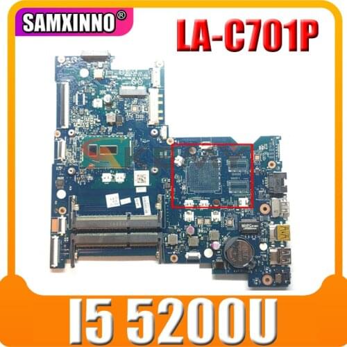 Akemy AHL50 / ABL52 LA-C701P For HP 15-AC 15T-AC 250 G4 Notebook Laptop Motherboard I5 5200U 815244-501 Test Ok Fast Ship