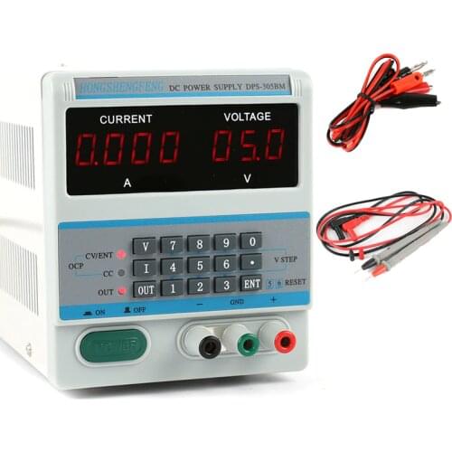 DPS-305BM Keypad Digital Programmable Adjustable 220V Laboratory Power Supply 30V/5A 0.1V/0.001A For Phone/Laptop Repair