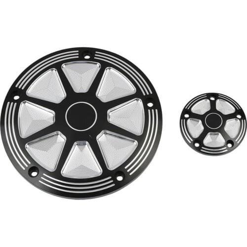 Motorcycle CNC Derby Timing Timer Covers For Harley Softail Deluxe Dyna Super Glide Custom FLHTCU FLTR Low Rider FXDL 1999-13