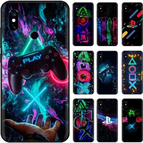 Buttons PS Phone Case For Xiaomi Mi A1 A2 5 6 6PLUS 8 9 SE Lite MIX 2 2S MAX 2 3 Pocophone F1