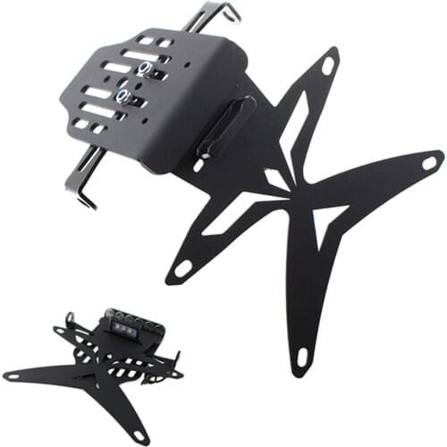 Motorcycle License Plate Holder for yamaha MT03 MT07 MT09 MT10 FZ8 FZ1 FZ6 YZF Can be folded Tail Tidy Fender Eliminator