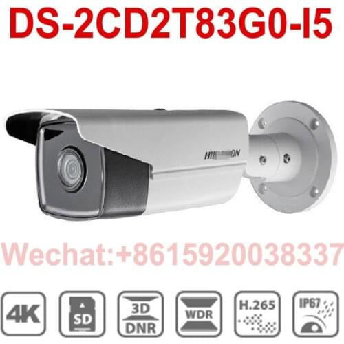 DS-2CD2T83G0-I5 8 MP(4K) IR Fixed Bullet Network Camera Hik-sion