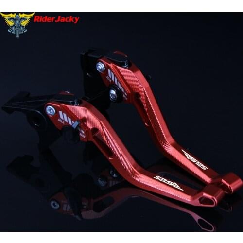 3D design (Rhombus Hollow) Red CNC Adjustable Motorcycle Brake Clutch Lever For Aprilia RS125 RS 125 1999-2005 2002 2003 2004