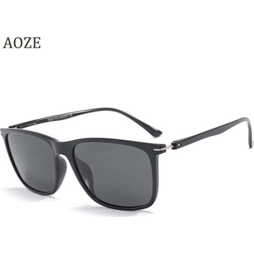 AOZE TR90 Lightweight and Comfortable Polarized Sunglasses Fashion Sunglasses Driving Retro Polarized Glasses 2315