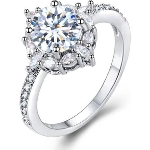 Limited Edition Wedding Ring Special Moment for Her Best Gift Simple Top Quality Silver color Ring Engagement Anel Feminino