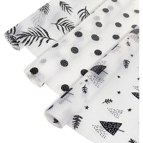 45X120 CM Drawer Mat Oil-proof Moisture Kitchen Table Shelf Liner Mats Cupboards Pad Paper Non Dlip Waterproof Closet Placemat