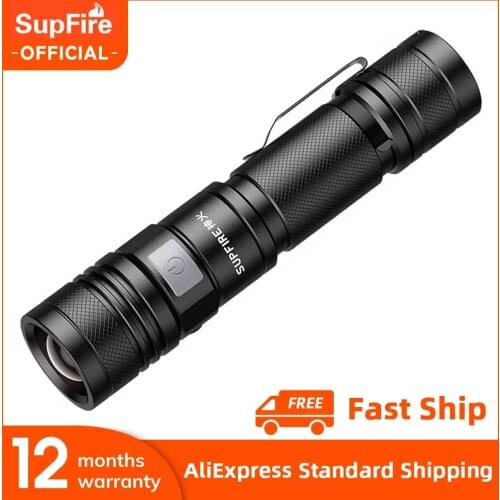 Supfire A2/S 15W xhp50 Cree powerful flashlight Ultra Bright Torch Zoom EDC USB Rechargeable Camping Fishing Hunting Lanterna