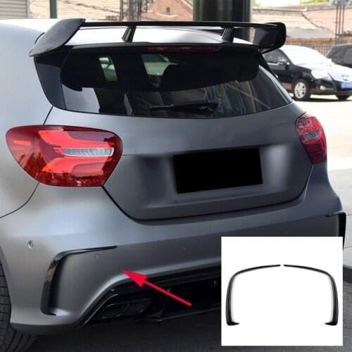 For Benz A-Class W176 A200 A250 Amg 2013-2018 rear bar wind knife surround sticker rear wind knife exterior modification sticker