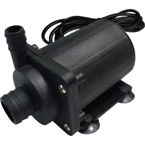 SR800A 12V Self-priming Water Pump 24V Micro Household Cycling 650-1200L/H Rockery Fountain 3.5-8M Submersible Pump Ultra-silent