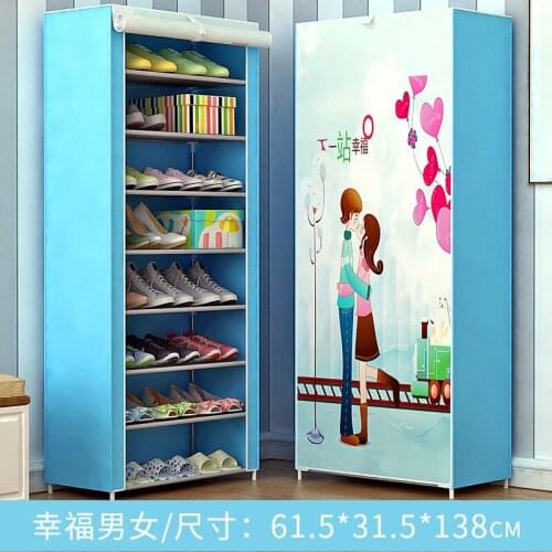 New Simple Portable Plastic Shoes Rack Detachable Storage Shelf Living Room Furniture Available Shoe Sgelf Shoemaker