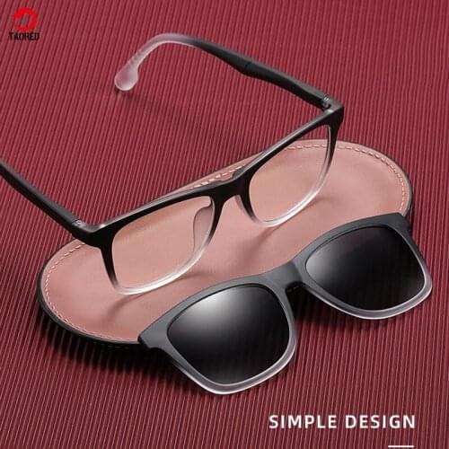 Anti blue light women computer glassses trendy fashion round myopia optical frame reading UV protect polaroid sunglasses TAORED