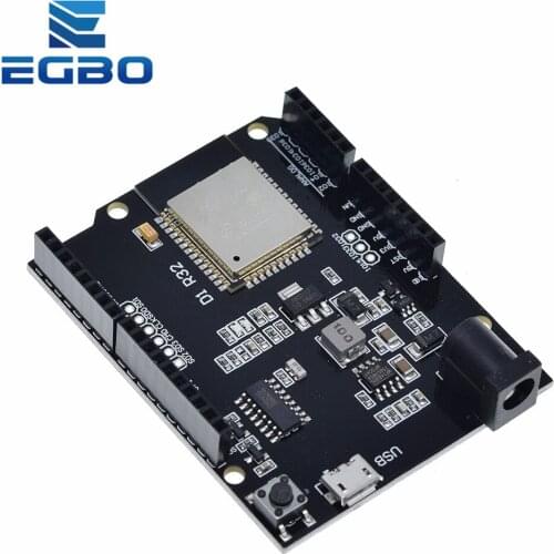 EGBO For Wemos D1 ESP32 ESP-32 WiFi Bluetooth 4MB Flash UNO D1 R32 Board Module CH340 CH340G Development Board For Arduino