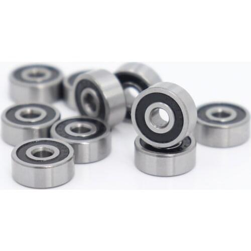 623RS Bearing ABEC-1 3x10x4 mm ( 10 Pcs ) Miniature 623-2RS Ball Bearings 623 RS 2RS Bearing