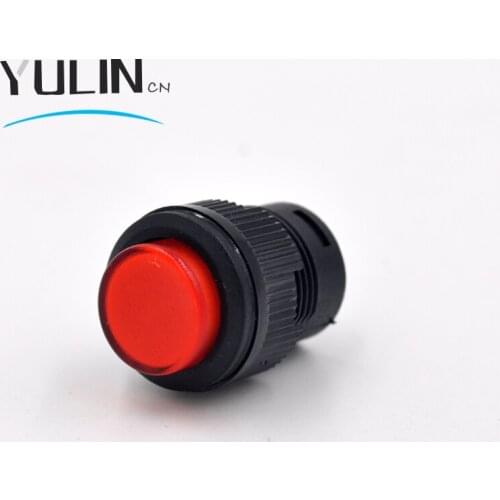 R16-503B 16mm plastics Momentary Push Button Switch Mini Switches Self-resetting No lock switch
