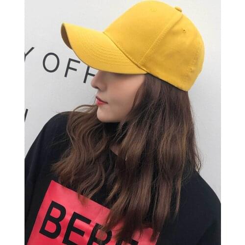 Hat lady summer fashion light plate solid color baseball cap Korean version leisure versatile cap outdoor outing sunshade hat