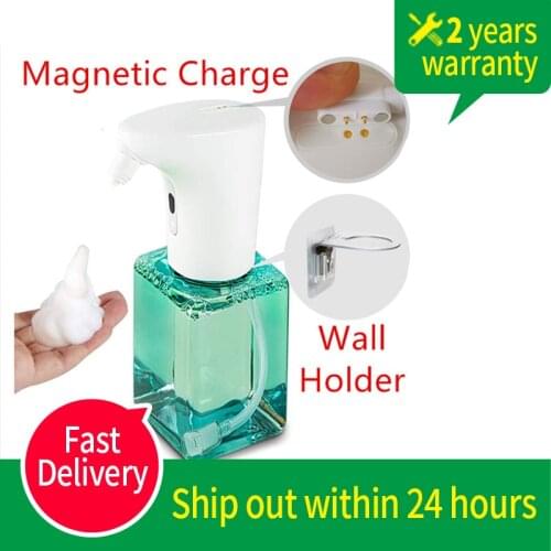 【Solid Soap Included 】 Xiaomi Youpin Lebath Magnet Charge Auto Foam Hand Washer Touchless Foam Soap Dispenser Hand Sanitizer
