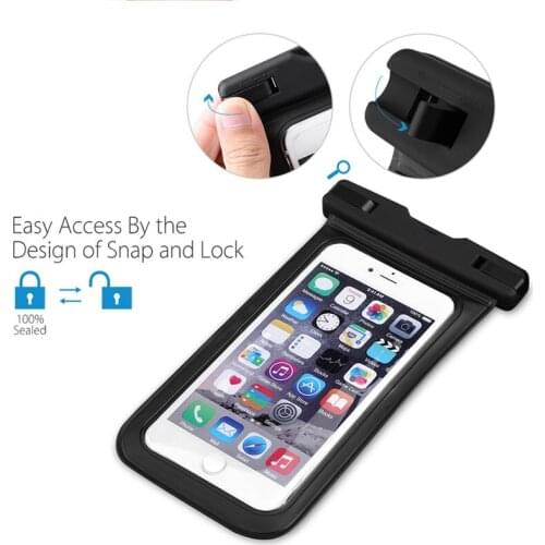 Waterproof Pouch Mobile Phone Case Cell phone diy Bag Pouch for iPhone Samsung huawei xiaomi