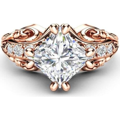 Modyle High Quality Micro Pave CZ Stone Huge Gold Rings For Men Women Luxury White Zircon Engagement Jewelry Masculine