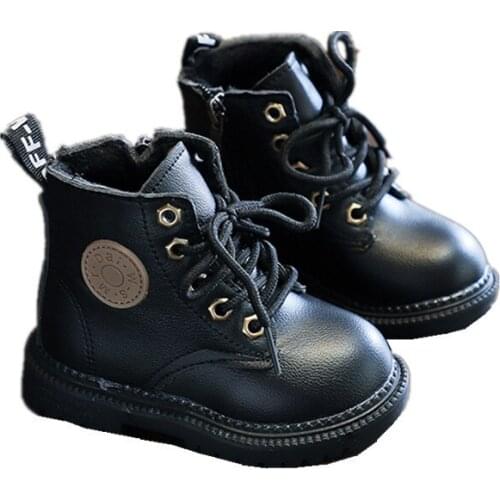 CMSOLO Shoes Boots New Fashion Autumn Winter Classic Boots Shoes Girls Baby Toddlers Kids Shoes Plush Martin Boots Shoes