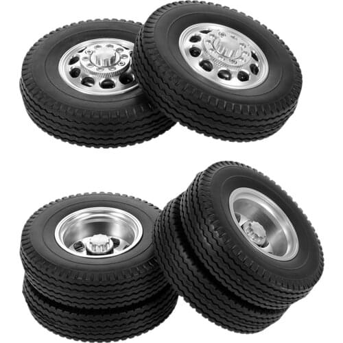 2PCS Wheel Upgrade Parts Rubber RC Car Tire RC Car Wheel Tyre 85mm for 1/14 RC Model Car RC Truck RC Vehicles RC Crawler Car