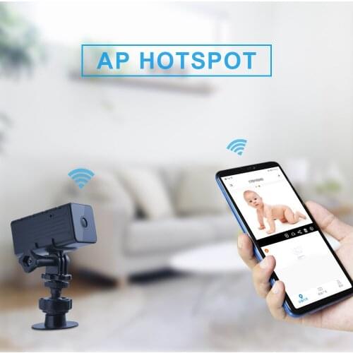 Infrared WIFI camera Webcam Full HD 1080p smart intercom network battery camera Night vision Record while charging Camcorder