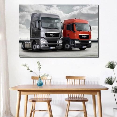 Classic Vintage Truck Wallpaper Canvas Painting Print Living Room Home Decoration Modern Wall Art Oil Painting Poster Pictures