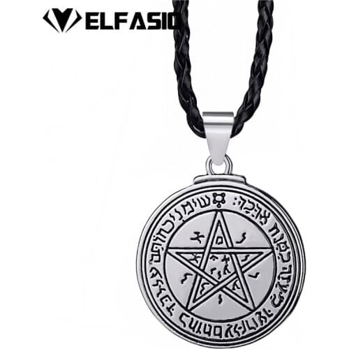 Mens Pendant Necklace Talisman of Venus Solomon Seal kabbalah Amulet Fashion Jewelry P298