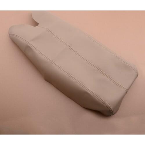 New Beige Microfiber Leather Center Console Lid Armrest Cover Skin Fit for Acura RDX 2007 2008 2009 2010 2011 2012