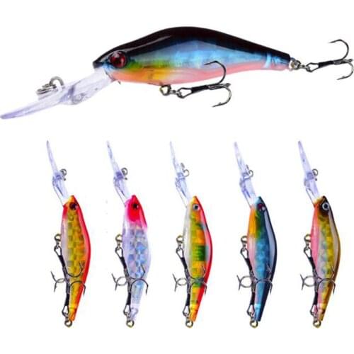 New Minnow Fishing Lure 10cm 7g Laser Colorful Crankbait Hard Bait Wobblers Peche Bass Trolling Bait Isca Artificial for Fishing
