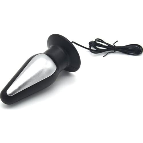 Sex Products Electric Shock Anal Plug Electro Shock Body Massager Intimate Goods Electro Stimulation Sex Toys