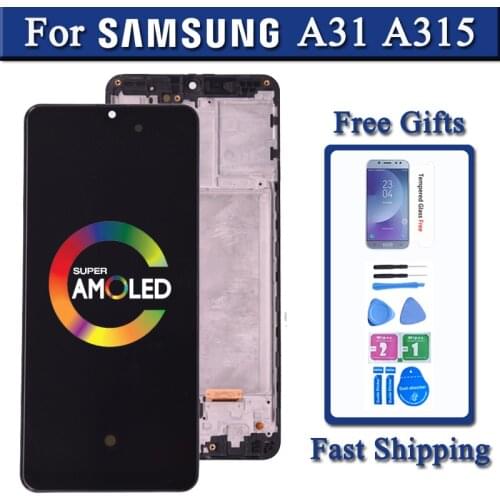LCD For Samsung galaxy A31 A315 A315F A315F/DS A315G/DS A315G A315N Display Touch Screen Digitizer Replacement Assembly