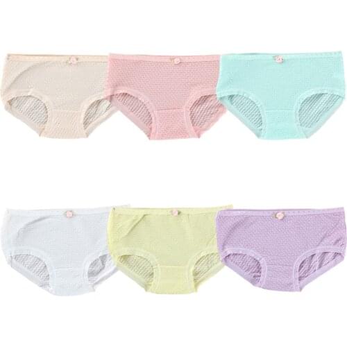 Baby Girl Panties Toddler Cotton Cute Breathable Soft Solid Print Underwear Panties Training Briefs for Girl Children Underwears