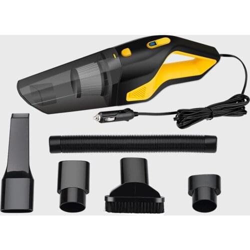 High Suction Aluminum Fan Stainless HEPA Filter 12V DC wired or wireless Portable Car Vacuum Cleaner