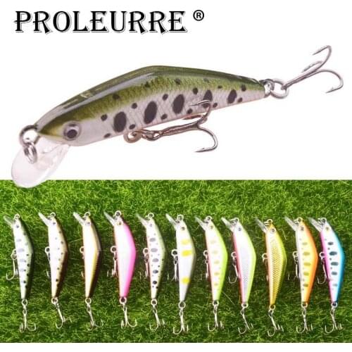 1pcs 4.5cm 3g Fishing Lure Laser Minnow Fishing Baits Artificial Hard Bait Crank Bait Fishing Wobblers Sinking Plastic Fish