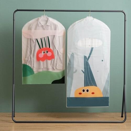 1Pc Clothing Cover Dust Proof Cover Wardrobe Hanging Dust Cover For home use Garment Jacket Dress Suit Coat Storage Bag