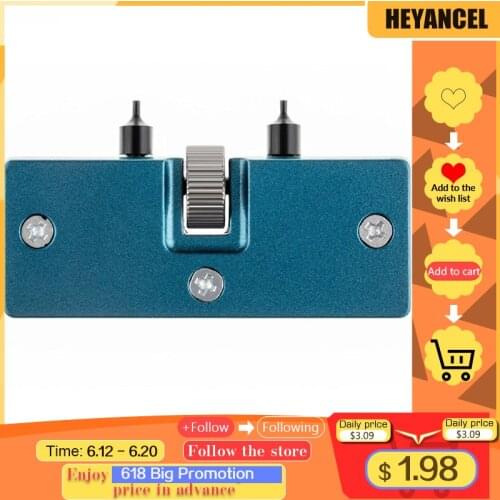 1PCs Adjustable Watch Back Case Opener watch battery replacement tool kit Battery Cover Remover Screw Wrench watch back remover