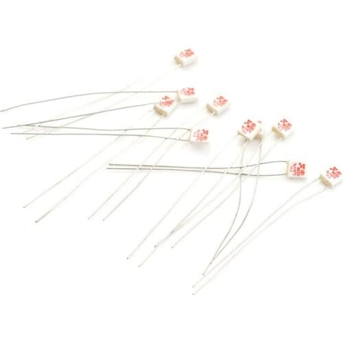 10Pcs 250V 2A M20 TF 115 Celsius Thermal Fuse Square Circuit Cut Off 2 Pin Temperature Thermal Fuse