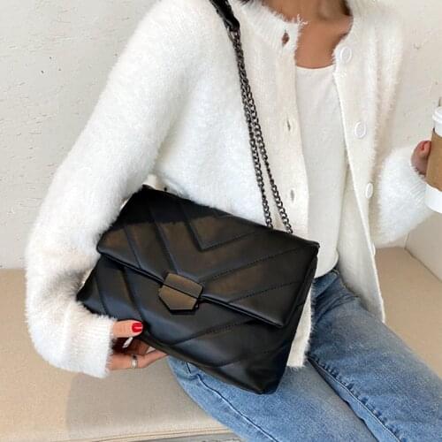 2020 V-line Crossbody Bag For Women 2020 Fashion Sac A Main Female Shoulder Bag Female Handbags And Purses With Handle
