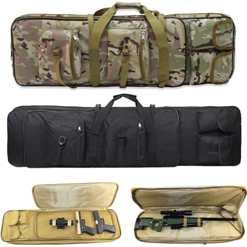 80/95/115cm Nylon Rifle Gun Case Bag Carrier Outdoor Sniper Hunting Backpack Military Shot Gun Protection Gun Accessory M4 AR 15