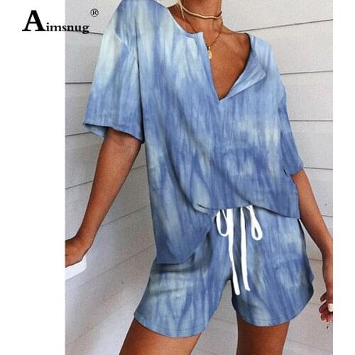 Женские пижамы с шортами Aimsnug China At AliExpress