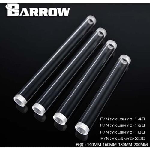 Barrow YKLSNYC-C4 PMMA Tube High-transparent,Female to Female,Extender of B Set(L:140mm/160mm/180mm/200mm)water cooler