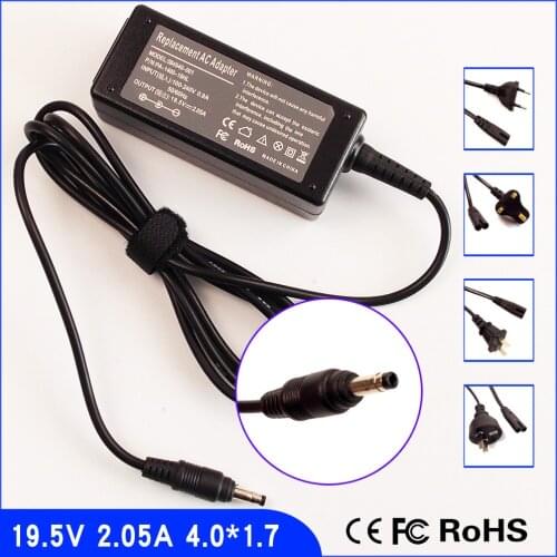 19.5V 2.05A Laptop Ac Adapter Power SUPPLY + Cord for HP/Compaq Mini WE449AA#ABA WE824UA A040R01AL-HW01 WJ361PA WJ767AV