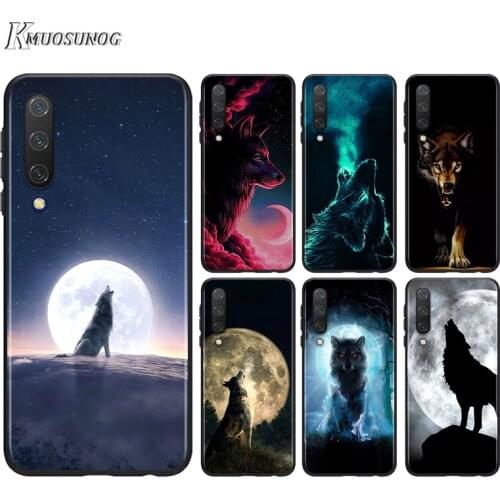 Animal Snow Wolf For Huawei Nova 7SE 5G 7I 6SE 5T 5E 5I 5Z 5 4E 4 3I 3E 3 2I 2 Lite 2 Pro 2017 Black Phone Case