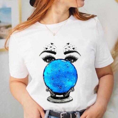 Graphic T Shirt Watercolor New Trend Tee Fashion Women Lady Cartoon Top Clothing Female Short Sleeve Lovely T-shirt Clothing