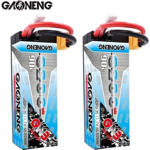 GAONENG GNB 11.1v 6200mAh 90C/180C LiPo Battery For Remote Control Car Racing Spare Parts With Shell Upgrade LiHV 3S Battery