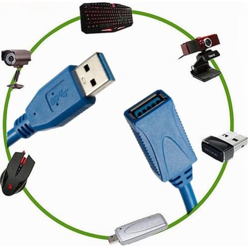 USB2.0 3.0 Extension Cable Male to Female Extender Cable USB3.0 Cable Extended for laptop PC USB Extension Cable
