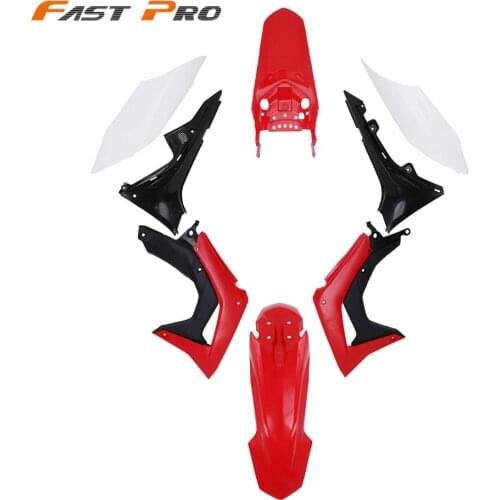 Motorcycle Plastic Rear And Front Fender Spoiler Kit Rear Side Panels Headlight Cover For Honda CRF150L CRF 150 L 2016-2019