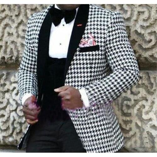 Handsome Groomsmen Shawl Lapel Groom Tuxedos Mens Wedding Dress Man Jacket Blazer Prom Dinner (Jacket+Pants+Tie+Vest) A268